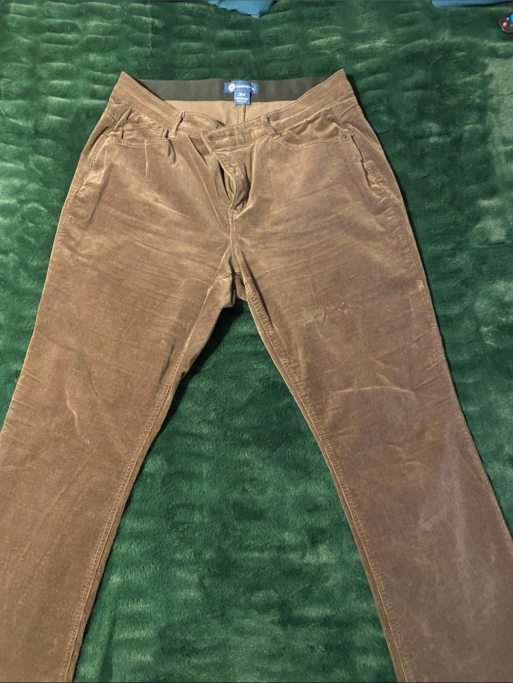 Democracy Brown Bootcut Corduroy Pants